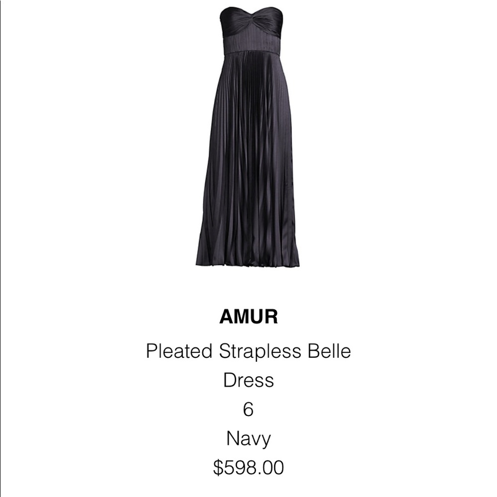 Amur strapless belle dress